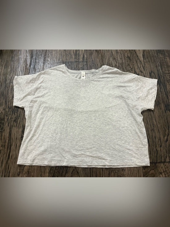 lululemon athletica Tops - lululemon athletica Lightweight Boxy Tee in Light Heather Gray